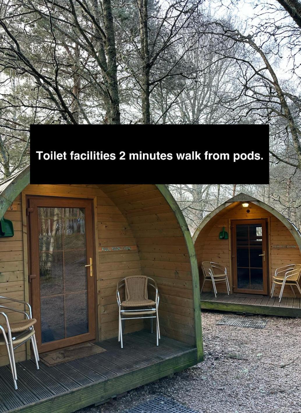 Pine Marten Bar Glenmore Pods Aviemore Exterior photo